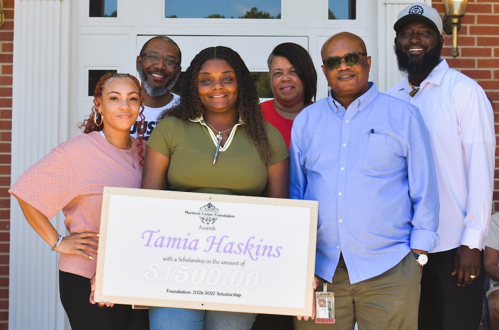 Tamia Haskins scholarship award